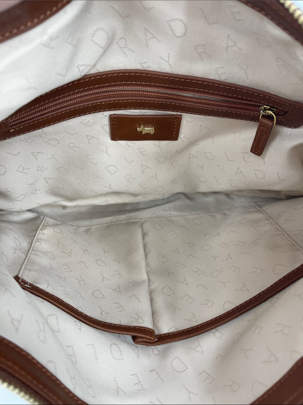 RADLEY LONDON Chestnut Brown Leather Shoulder Bag - Picture 7 of 16